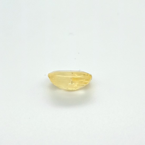 Yellow Sapphire (Pukhraj) 4.96 Ct Lab Tested
